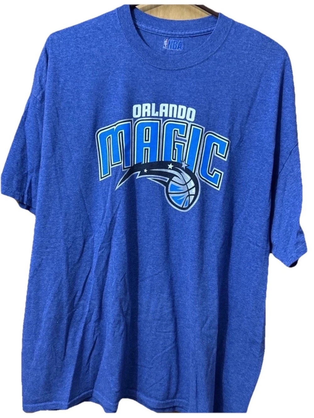 Orlando Magic Men's Blue 2XL NBA
Graphic Logo Tee Sportswear Cotton
Blend Sports